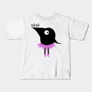 Raven does ballet Kids T-Shirt